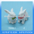 Hot selling ceramic rabbit craft,ceramic rabbit figurines for home decoration